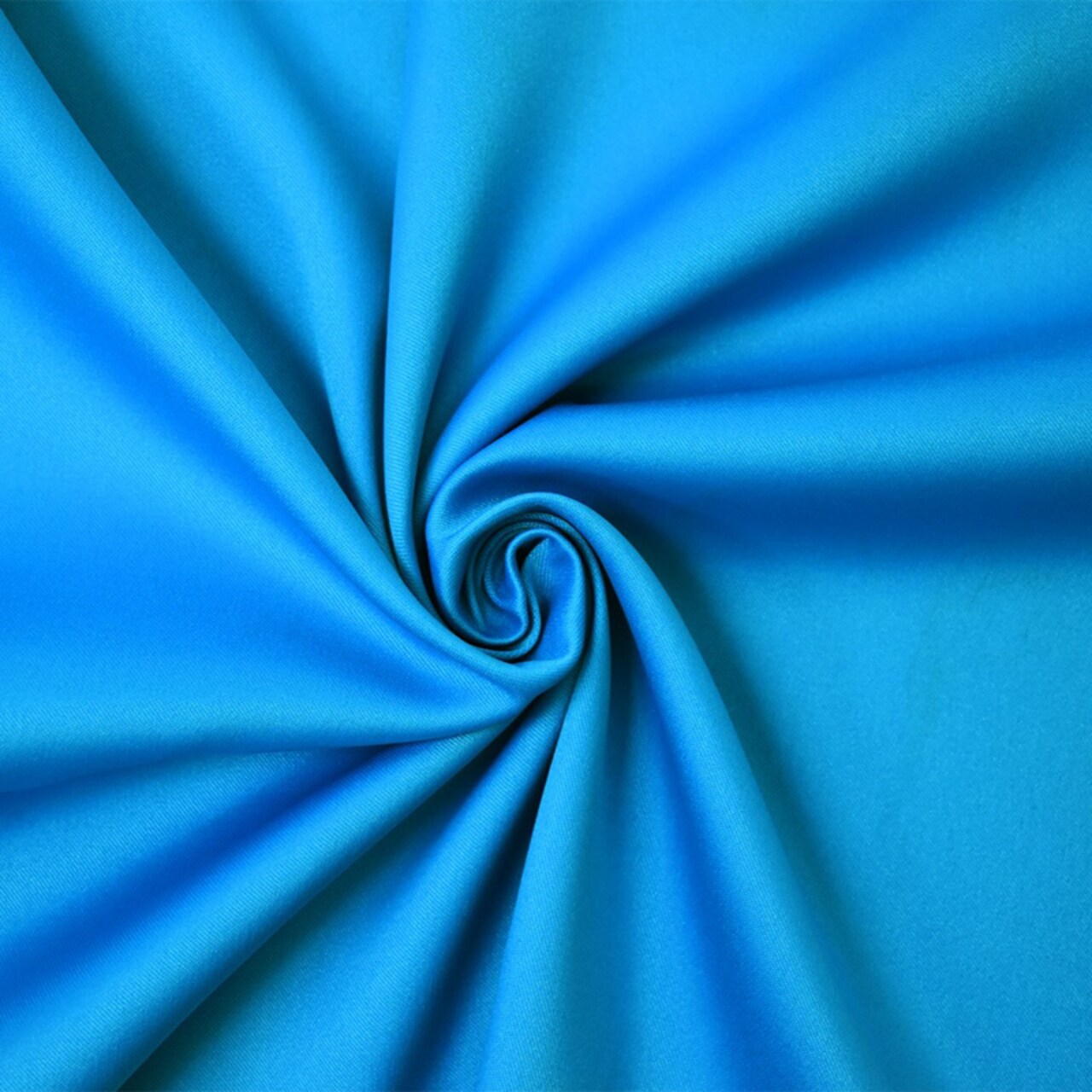 Aqua Blue Poly Spandex Stretch Solid Stretch Lamour Woven Fabric By the Yard